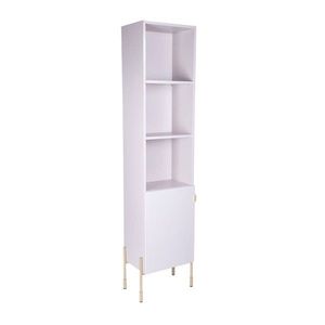 Dulap ingust pentru baie Navado, Homla, 40x28x160 cm, PAL/MDF, casmir imagine