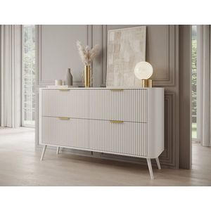 Comoda ELTAP, Chavelle, 150x40x90 cm, PAL/MDF, alb imagine