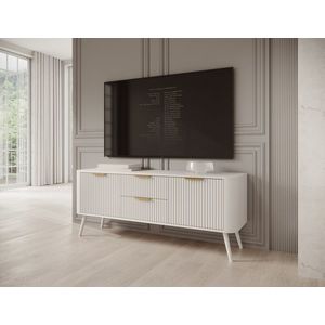 Comoda TV ELTAP, Chavelle, 150x40x60 cm, PAL/MDF, alb imagine
