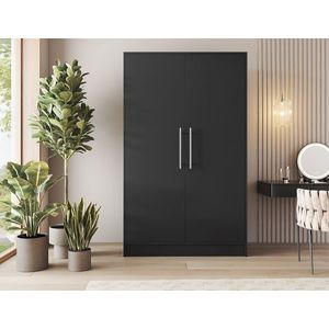 Dulap pentru haine ELTAP, Alarica, 120x60x200 cm, PAL, negru imagine