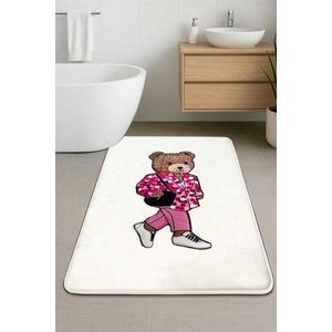 Covoras de baie, L'essentiel Maison, Boss Bear, 60x100 cm, Ecru imagine