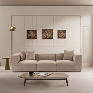 Canapea 3 locuri, Atelier del Sofa, 560ARE2312, Cappuccino imagine
