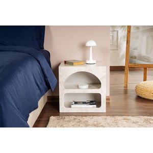 Noptiera, Nordure, Lorin, 50x50x40 cm, Travertin Marmură / Gresie imagine