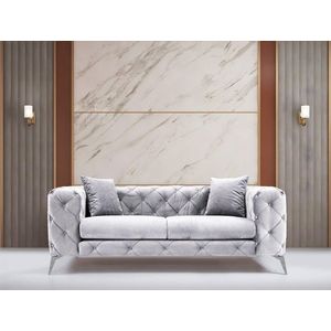 Canapea 2 locuri, Atelier del Sofa, 569HLN1104, Gri deschis imagine