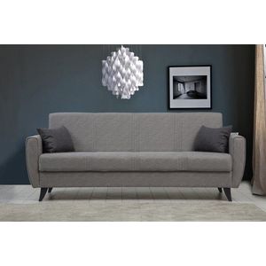 Canapea extensibila 3 locuri, Atelier del Sofa, 730MST1209, Gri deschis imagine