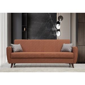 Canapea extensibila 3 locuri, Atelier del Sofa, 730MST1211, Caramiziu imagine