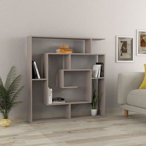 Corp biblioteca, Hanah Home, Labirent, 125x128.6x22 cm, Mocha imagine
