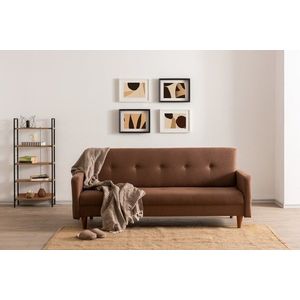 Canapea extensibila 3 locuri, Atelier del Sofa, 859FTN2812, Maro imagine