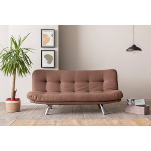 Canapea extensibila 3 locuri, Atelier del Sofa, 859FTN2830, Maro deschis imagine