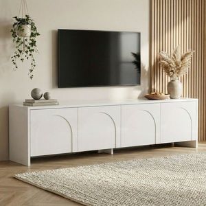 Comoda TV, Nordure, Aurelia, 180x45x32 cm, Alb imagine