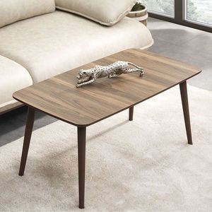 Masuta de cafea, Hanah Home, Luci, 100x45x53 cm, Maro imagine