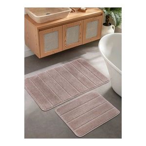 Set covorase de baie, L'essentiel Maison, Yeni Cizgili, Bej imagine