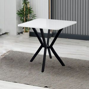 Masa, Hanah Home, Elma, 70x74x70 cm, Alb imagine