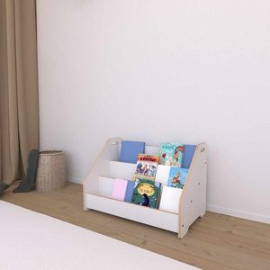 Corp biblioteca, Hanah Home, Phoenix, 57x38x34 cm, Alb imagine