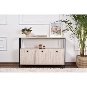 Consola, Nordure, Solace, Travertin / Negru imagine