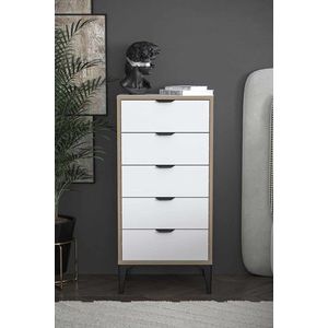 Dulap, Hanah Home, Arden, 50x105x40 cm, Alb imagine