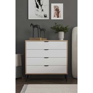 Dulap, Hanah Home, Arden 4, 90x88x40 cm, Alb imagine