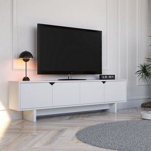 Comoda TV, Hanah Home, Doruk, 180x50x30 cm, Alb imagine