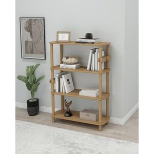 Corp biblioteca, Hanah Home, Rosa 4, 80x112x30 cm, Stejar imagine