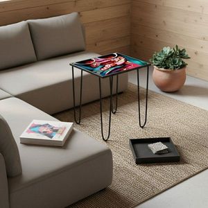 Masuta de cafea, Hanah Home, Shb-032-B, 53x55x53 cm, Multicolor imagine