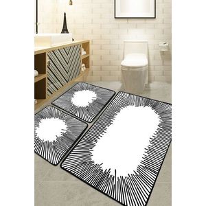 Set covorase de baie, L'essentiel Maison, Somber, Ecru imagine