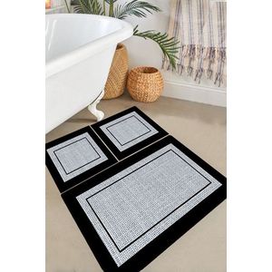 Set covorase de baie, L'essentiel Maison, Regona, Gri imagine