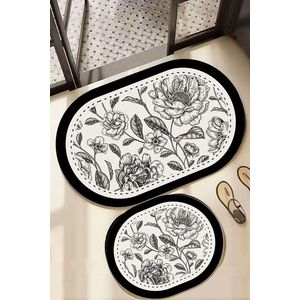 Set covorase de baie, L'essentiel Maison, Rasse, Multicolor imagine