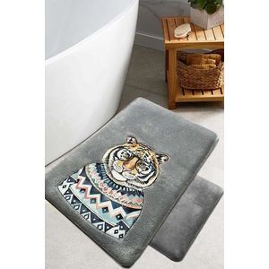 Set covorase de baie, L'essentiel Maison, Logwe, Fumuriu imagine