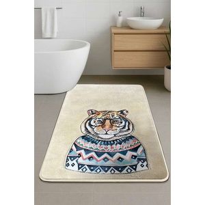 Covoras de baie, L'essentiel Maison, Logwe, 60x100 cm, Piatra imagine