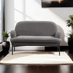 Canapea 2 locuri, Atelier del Sofa, 531ALN1302, Gri imagine