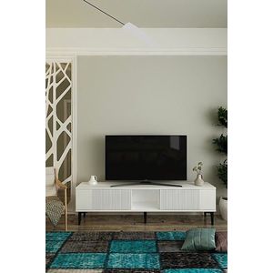 Comoda TV, Hanah Home, Corsa 150, 150x40.5x32 cm, Alb imagine