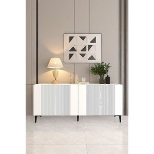 Consola, Hanah Home, Corsa 150, 150x75x32 cm, Alb imagine