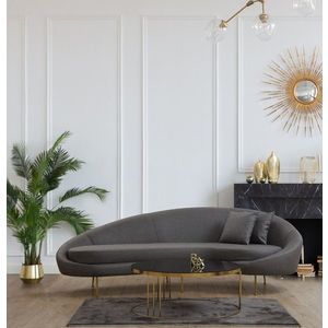 Canapea 3 locuri, Atelier del Sofa, 560ARE1827, Gri inchis imagine