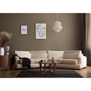 Canapea cu 4 locuri, Atelier del Sofa, 560ARE1830, Bej imagine
