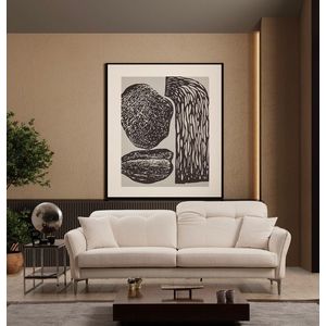 Canapea 3 locuri, Atelier del Sofa, 560ARE1870, Alb imagine