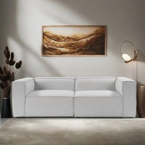 Canapea 2 locuri, Atelier del Sofa, 560ARE2207, Gri deschis imagine