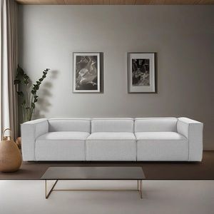 Canapea 3 locuri, Atelier del Sofa, 560ARE2208, Gri deschis imagine
