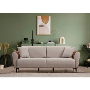 Canapea extensibila 3 locuri, Atelier del Sofa, 560ARE2228, Bej / Scorțișoară imagine