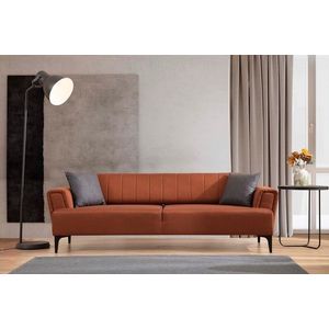 Canapea extensibila 3 locuri, Atelier del Sofa, 560ARE2243, Caramiziu imagine