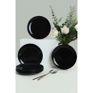 Set farfurii din ceramica pentru desert, Hermia, 275KRM1822, Multicolor imagine