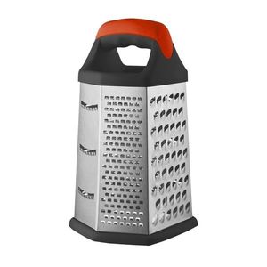 Razatoare cu 6 laturi si recipient colector, Zokura, 23 cm, inox imagine