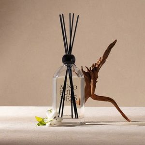 Difuzor de parfum cu betisoare Zen Ritual, Homla, 500 ml, sticla, alb imagine