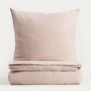 Lenjerie de pat King Size, Avelia, Homla, 200x220 cm, 3 piese, bumbac/poliester/vascoza, bej imagine