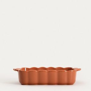 Vas de copt Brisa, Homla, 34x20.5x7 cm, ceramica, portocaliu imagine