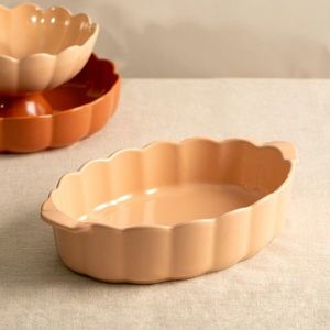 Vas de copt Brisa, Homla, 32x20x7 cm, ceramica, bej imagine