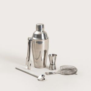 Set mix pentru cocktail Alcole, Homla, 5 piese, inox, argintiu imagine