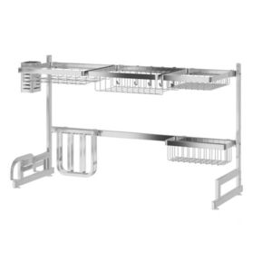 Scurgator vase, inox, 85x32x52cm - Zokura imagine