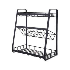 Raft condimente, otel carbon, 35x18x38cm - Zokura imagine