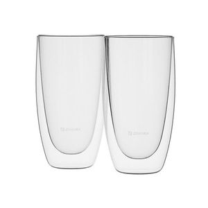 Set 2 pahare, cu perete dublu, sticla, 450ml - Zokura imagine