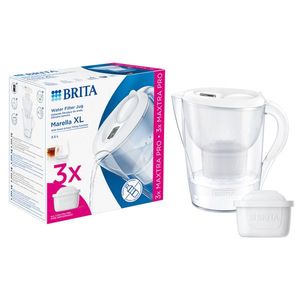 Starter pack BRITA Marella XL 3, 5 L (white) + 3 filtre Maxtra PRO imagine